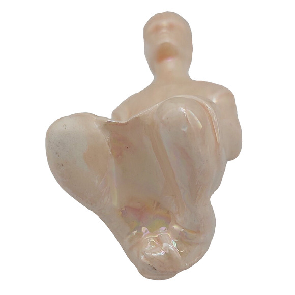 Shepherd Boy Kneeling Nativity Figure Replacement Figurine Iridescent 3.25" - Picture 6 of 7